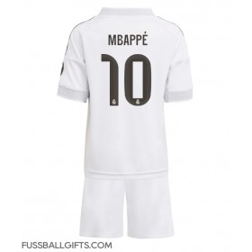 Real Madrid Kylian Mbappe #10 Fußballbekleidung Heimtrikot Kinder 2025-26 Kurzarm (+ kurze hosen)